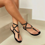Niulatu Women Sandals Gladiator Flats Sandals Slippers Sexy Women Summer Shoes Women Peep Toe Women Platform Sandalias Outdoors DJSE