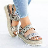 Niulatu Women Sandals 2025 Platform Sandals Wedges Shoes Ladies Peep Toe Gladiator Sandalias Mujer Summer Shoes Linen Wedge Heel Sandals DJSE