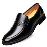 Niulatu Men Summer Leather Shoes Pointed Toe Quality Black Microfiber Leather Soft Man Breathble Hole Shoes For Man Summer DJSE