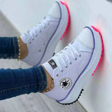 Niulatu Women Shoes Couple Canvas Shoe Casual Women Sport Shoes Male Flat Lace-Up Adult Zapatillas Mujer Chaussure Femme DJSE