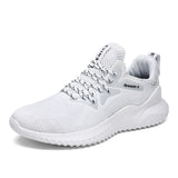 Niulatu New Korean Breathable Flying Weaving Sports Shoes Men Shoes Size 46 Youth Running Shoes DJSE