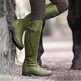 Niulatu Women Boots Pu Leather Zipper Retro Casual Womans Booties Gladiator Low Heel Shoes Ladies Fashion Botas Mujer Invierno TW573 DJSE