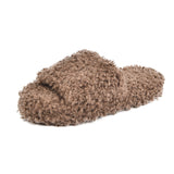 Niulatu New Fashion Furry Slippers for Women's Outer Wear Thick-soled Warm Cotton Slippers Comfortable Platform Shoes DJSE