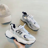 Niulatu wind reflective old shoes women 2025 spring sports casual shoes flat breathable comfortable women's shoes DJSE