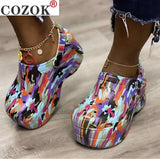 Niulatu Popular Serpentine Small Hole Women Sandals Cute Slippers Platform Thick Bottom Back Strap Summer Ladies Casual Shoes DJSE