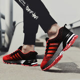 Niulatu 2025 Men Casual Shoes Summer Outdoor Breathable Work Shoes Men Sneakers Mesh Shoes Air Cushion Male Non-slip Adult Shoes DJSE