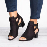Niulatu Women Pumps Booties Casual Zipper Shoes DJSE