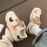 Niulatu Women¡¯s Sneakers Haze Blue Love Breathable Students Casual Sports Shoes Women Couple Borads Shoes Men Outdoor Sneakers DJSE