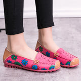 Niulatu Women shoes 2025 fashion sneakers women ballet flats ladies shoes leather casual Solid Slip on Flat shoes woman Footwear DJSE