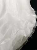 Unique Bridal Gown A Line Spaghetti Straps Long White 70s Wedding Dresses Vintage Bridal Gowns HZ1214
