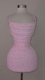 Cute Sheath Spaghetti Straps Sequin Pink Mini Short Formal 7th Grade Homecoming Dresses Middle School Short Prom Dress Cocktail Birthday Outfits HZ1214