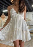 Cute A Line Halter White Chiffon Short Mini Formal 8th Grade Homecoming Dresses Middle School Cocktail Night Dress Hoco Outfits HZ1214