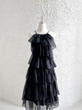 Niulatu A line Halter Black Tea Length Formal 8th Grade Homecoming Dresses Middle School Short Cocktail Dress Hoco Outfits HZ1214
