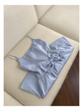 Niulatu A line Spaghetti Straps Satin Blue Short Grad Dress Inspo Short Mini Formal 8th Grade Homecoming Dresses High School Hoco Court Dress Graduation Dress 18th Birthday Outfits HZ1214