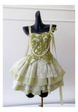 Niulatu Ball Gown Spaghetti Straps Green Satin Grad Dress Inspo Short Mini Formal 8th Grade Homecoming Dresses High School Hoco Court Dress Graduation Dress Cocktail Outfits HZ1214