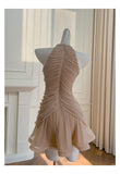 Niulatu Sheath Scoop Neck Champagne Short Grad Dress Inspo Short Mini Formal 8th Grade Homecoming Dresses High School Hoco Court Dress Graduation Dress Cocktail Outfits HZ1214
