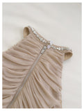 Niulatu Sheath Scoop Neck Champagne Short Grad Dress Inspo Short Mini Formal 8th Grade Homecoming Dresses High School Hoco Court Dress Graduation Dress 18th Birthday Outfits HZ1214