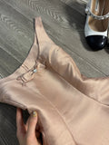 Niulatu A line Scoop Pink Satin Short Mini Formal 8th Grade Homecoming Dresses Middle School Short Cocktail Dress Hoco Outfits HZ1214