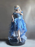 Niulatu Ball Gown Off The Shoulder Half Sleeves 21st Birthday Dress Lolita Dress Blue Long Birthday Outfits HZ1214