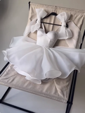 Cute A line Straps Summer Satin Homecoming Dress Hoco Dress Mini 20th Birthday Outfit Cocktail Dresses HZ1214