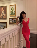 Sexy Sheath Spaghetti Straps Hot Pink Sleeveless 21st Birthday Dress Party Gown Birthday Outfits For Women HZ1214
