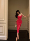Sexy Sheath Spaghetti Straps Hot Pink Sleeveless 21st Birthday Dress Party Gown Birthday Outfits For Women HZ1214