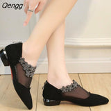 Niulatu Mesh Peep Toe Sandals Sexy Hollow Out Single Shoes Lace Pumps Woman High Heel Fashion Autumn Footwear Platform Ladies DJSE