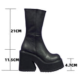 Niulatu Leather Ankle Boots Shoes Women Fashion Mid Calf Ankle Women Boots Female Winter INS Botas De Mujer Size DJSE
