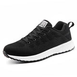 Niulatu Women Fashion Outdoor Women Casual Shoes Flat Women's Sneakers Trainers Lace-up Mesh Sneakers Walking Shoes Woman Mujer DJSE