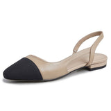 Niulatu Low Heels Real Leather Slingbacks Shoes Women Square Toe Pumps Thick Heel Shoes Brand Design Lady Footwear 2025 Size 40 DJSE
