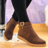 Niulatu Flat Heels Spring Metal Rivet Vintage Cowboy Shoes Tassel Boots Women Faux Suede Ankle Boots Autumn DJSE