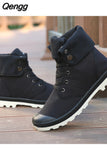 Niulatu Autumn Shoes Men Boots Canvas Shoes Breathable High top Mens Boots Male Brand Ankle Botas Army Green ZH2225 DJSE