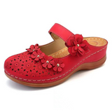 Niulatu Women's Slippers Casual Flower Hollow Wedge Beach Shoes Outdoor Fashion Platform Comfortable Non-slip Sandals Chinelo Macio DJSE