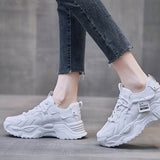 Niulatu for Women with Free Shipping 2025 Designer Platform Casual Sports Running Vulcanized White Shoes Female Chunky Sneaker DJSE