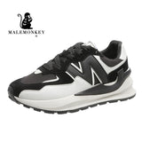 Niulatu Women Sports Shoes 2025 Spring Platform Sneakers Casual Running Shoes Non Slip Comfortable Female Shoe Black New DJSE