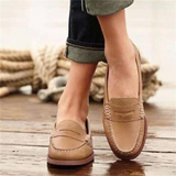 Niulatu Woman Summer Ladies Loafers Non-slip Flats Lace-up Sneakers Women Oxford Shoes Retro Mocassin Homme Plus Size 43 DJSE