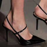Niulatu Sandals Comfort Shoes for Women Suit Female Beige High Heels Sexy Retro Stiletto Fashion Black 2025 Open DJSE