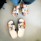 Niulatu Luxury Brand Slides Men Shoes Slippers Indoor House Slippers Graffiti Casual Beach Slipper Eva Quality Cartoon Shoes DJSE