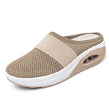 Niulatu Women Mesh Lightweight Shoes Woman Slippers Wedge Shoes Female cushion Sandals Thick Bottem Sneakers Plus Size 43 DJSE