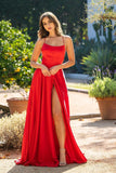 Niulatu Red Prom Dress Long Sleeveless With HZ1007