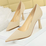 Niulatu Shoes Fashion Women Pumps Pointed Toe Kitten Heels Stone Pattern High Heels Women Career Office Shoes Plus Size 42 43 DJSE