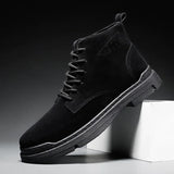 Niulatu and Winter Work Boots Men's British Tactical Ankle Boots Fashion High Top Men's Shoes 2025 New Sapatos Para Hombre DJSE