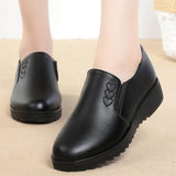 Niulatu Women's Round Toe Office Shoes Comfortable Women's Shoes Casual Thick-soled Women's Shoes Outdoor Trendy Sports Shoes Women DJSE