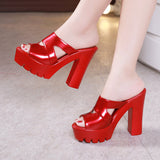 Niulatu Summer Heeled Slippers Ladies Shoes for Women Sandals 2025 Outside Women's Rubber Slipper Female Platform Sandal 3243 DJSE