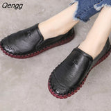 Niulatu Women Shoes Genuine Leather Loafers Women Casual Shoes Soft Comfortable Shoe Women Flats Spring Autumn New DJSE