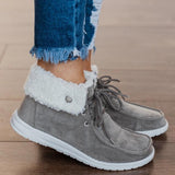 Niulatu Size Women Cotton Shoes 2025 Winter Keep Warm Plus Velvet Ladies Flats Loafers Comfortable Non-Slip Female Snow Ankle Boots DJSE