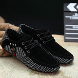 Niulatu Men's shoes Casual shoes men leather Rivet Fashion Brand Mans footwear Sturdy Sole Nonslip Autumn summer DJSE