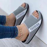 Niulatu Size Comfort Platform Beach Sandals 2025 Summer Fashion Casual Shoes of Women Outdoor Open-toed Cloth Flat Slippers Ladies DJSE