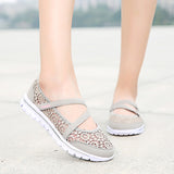 Niulatu Flats 2025 Women Fashion Breathable Vulcanized Women's Light Ladies Sneakers Female Walking Shoes DJSE
