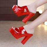 Niulatu Summer Heeled Slippers Ladies Shoes for Women Sandals 2025 Outside Women's Rubber Slipper Female Platform Sandal 3243 DJSE